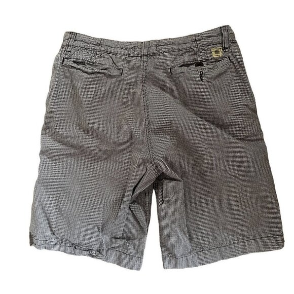 Ruff Hewn men's shorts checkered blue and white pants comfortable bermuda summer - Picture 4 of 4